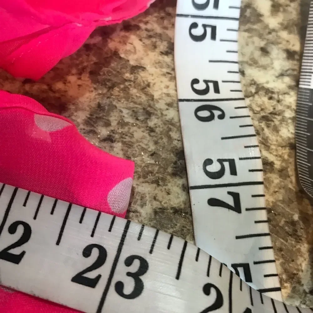 Justice size 18 pink with white polkadot blouse